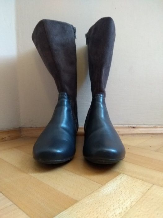 CLARKS Botki kozaki skóra 37