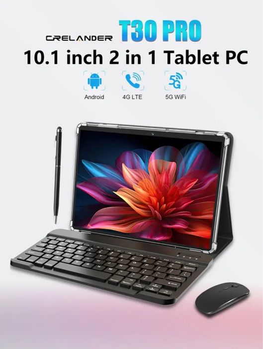 6/128 Gb,новий планшет + чохол,клавіатура,мишка,планшет-телефон