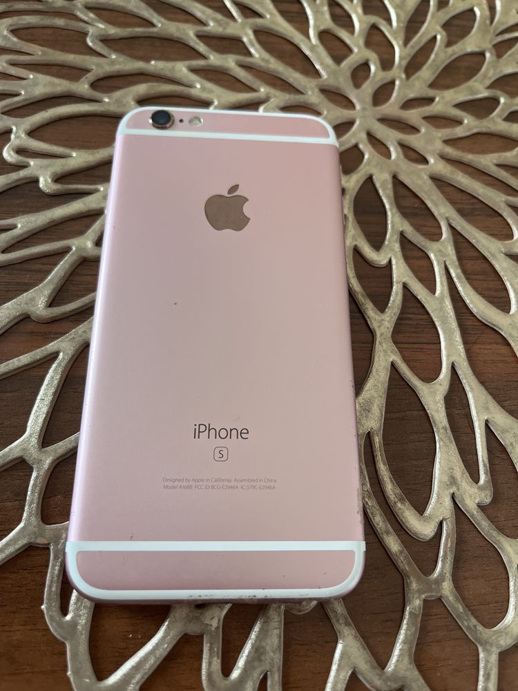 iPhone  6s biały/ różowy