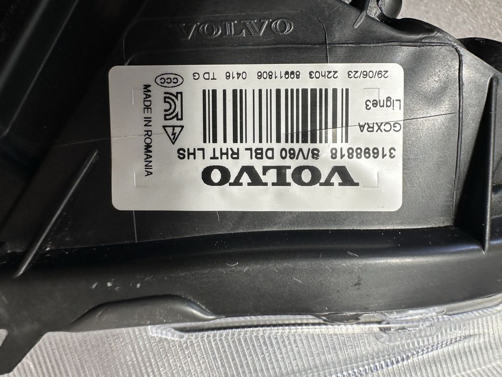 Volvo S60 V60 xenon lampa reflektor ABL jak NOWE 2023