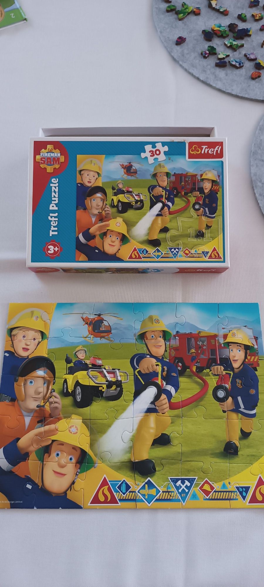 Puzzle Strażak Sam i Auta