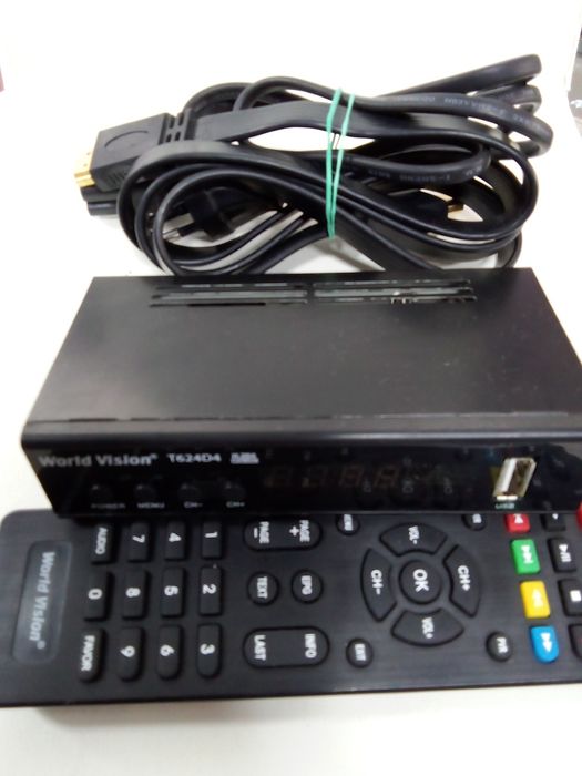 Т2 тюнер World Vision T624D4