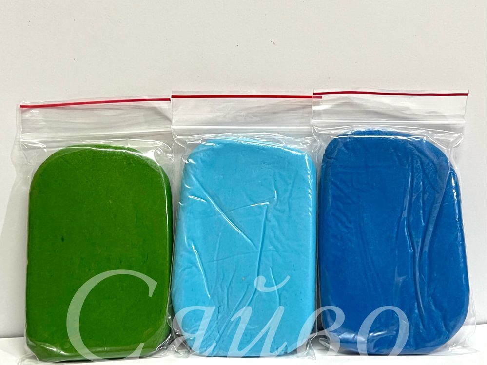Сахарная паста мастика: 100грМалиновая,желтая,зеленая,голубая,