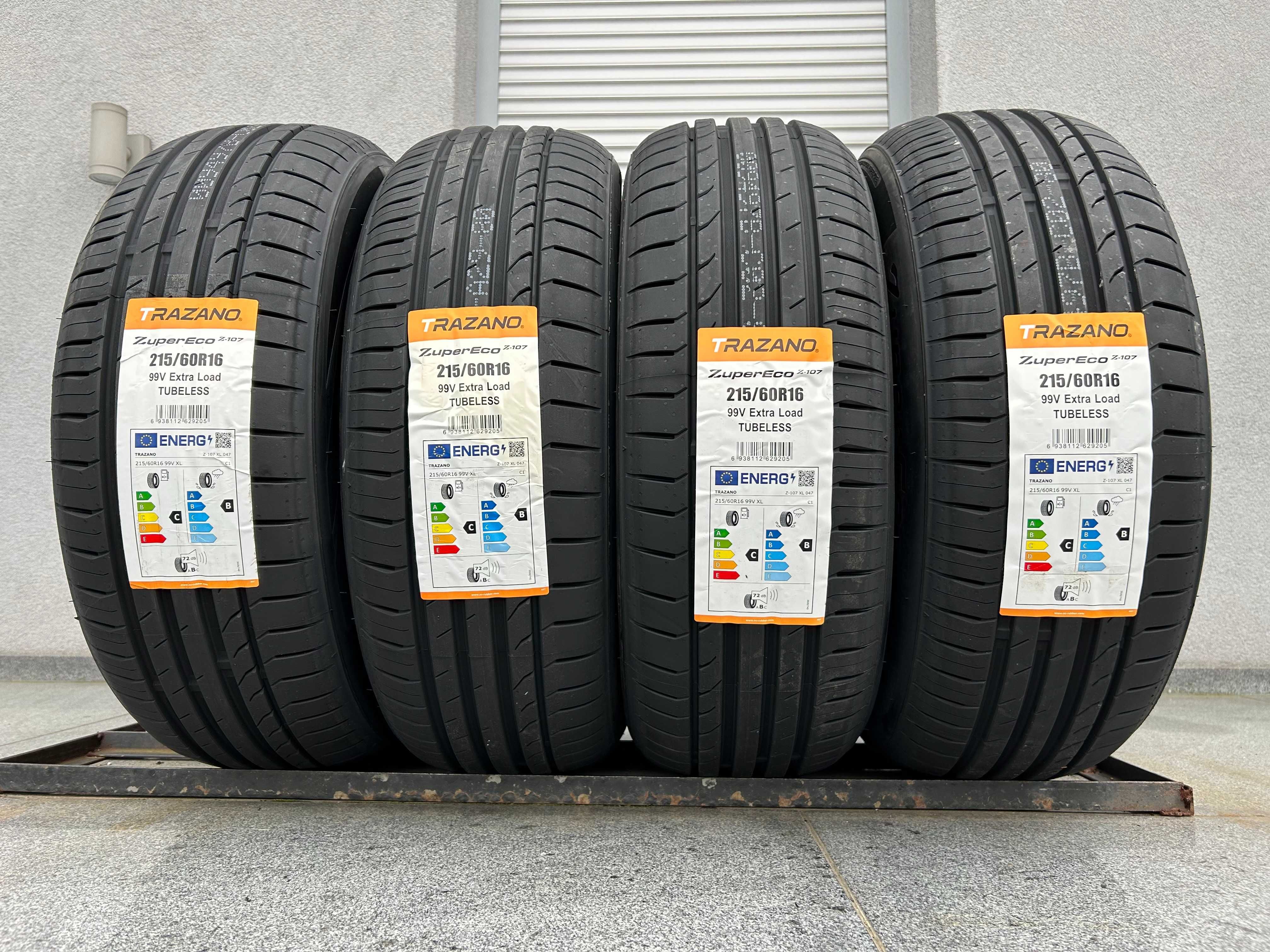 4szt letnie 215/60R16 Trazano Z107 99V XL prod. 2024rok! C,B,72db Gwar