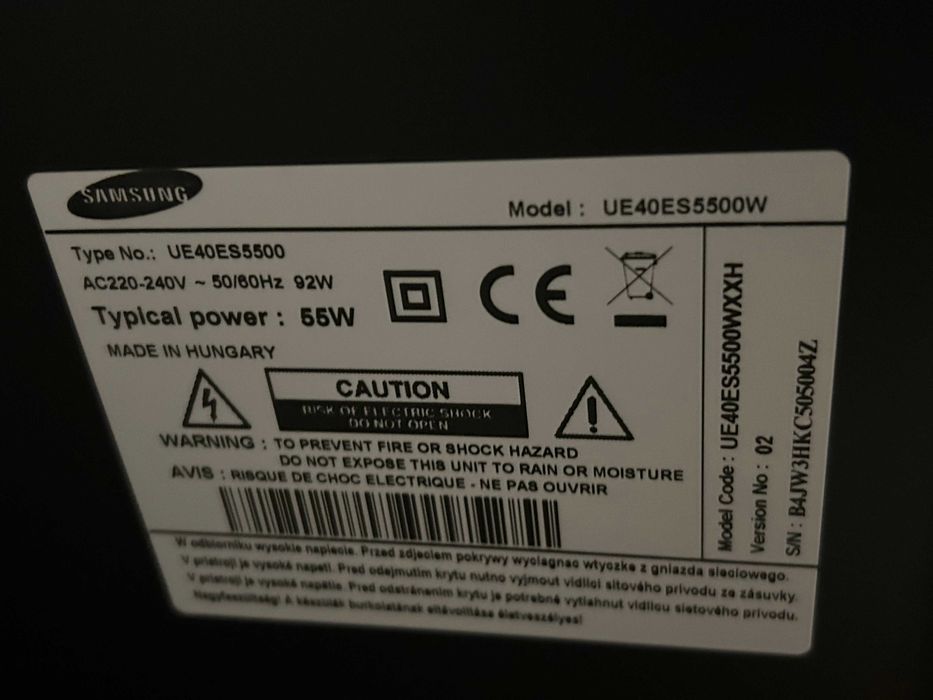 Телевізор  Samsung UE40ES5500W