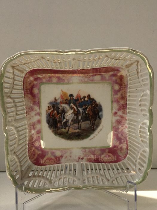 Travessa rendilhada, Napoleão na Batalha de Friedland, cerca 1880