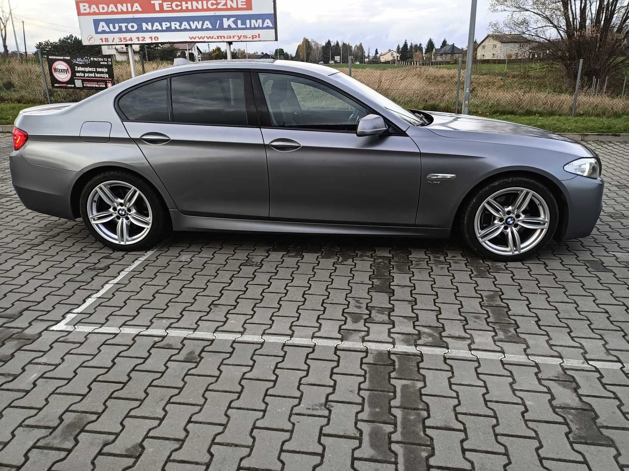 Bmw F10 530D 258km 8HP Xdrive Mpakiet Komforty Czarne Skóry