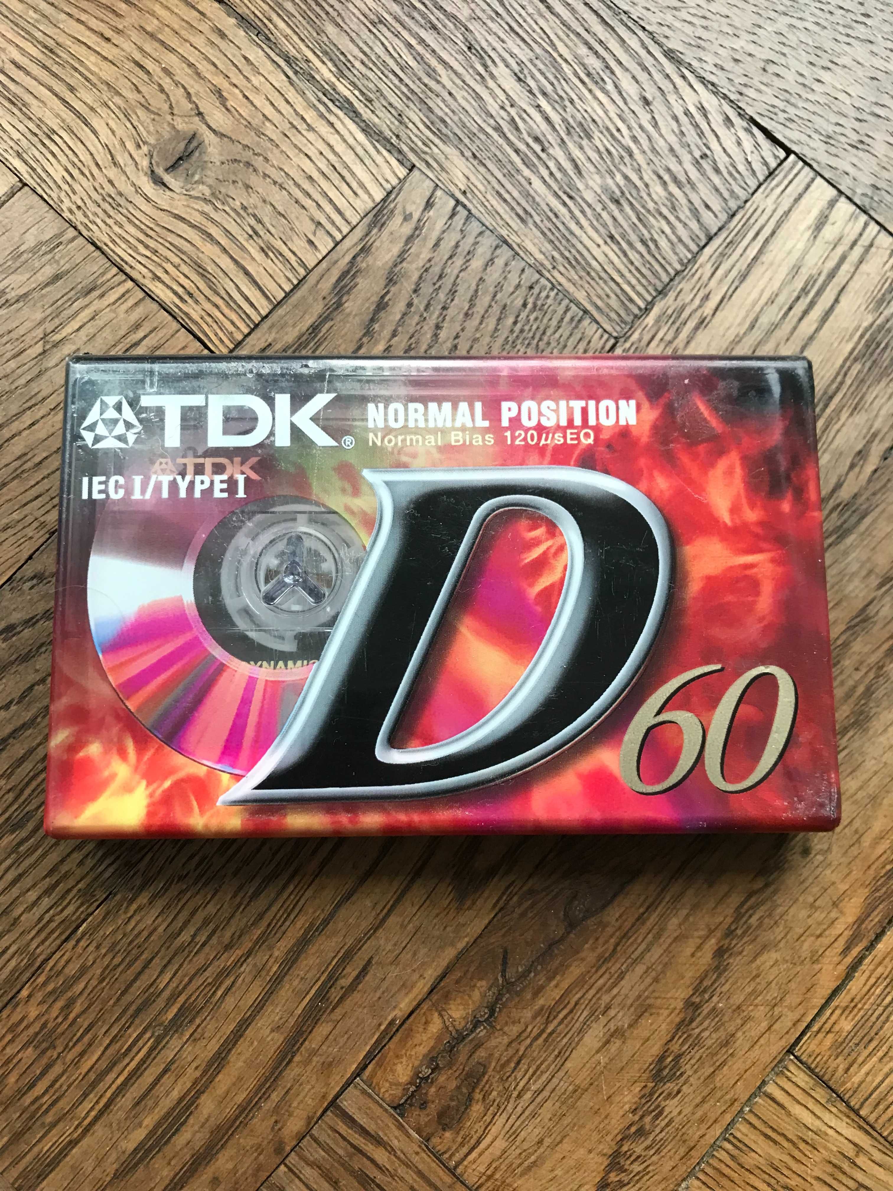 TDK D60 D-60EB TYPE I nowa kaseta magnetofonowa 97-2001