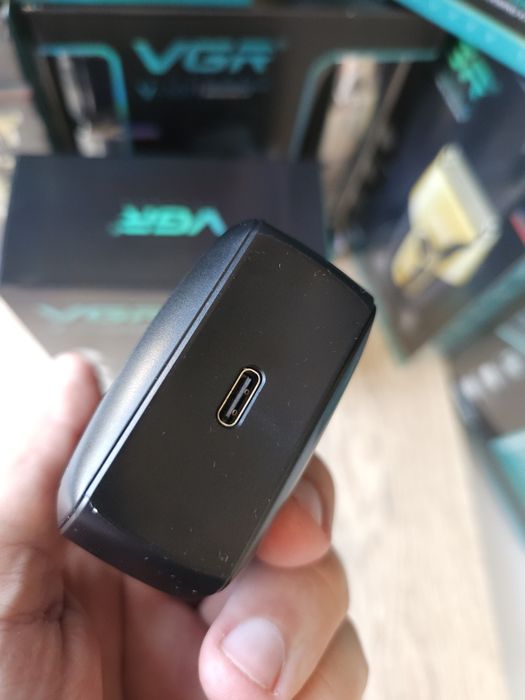 Шейвер vgr 363 для бороди і голови бритва  на акумуляторі оригінал