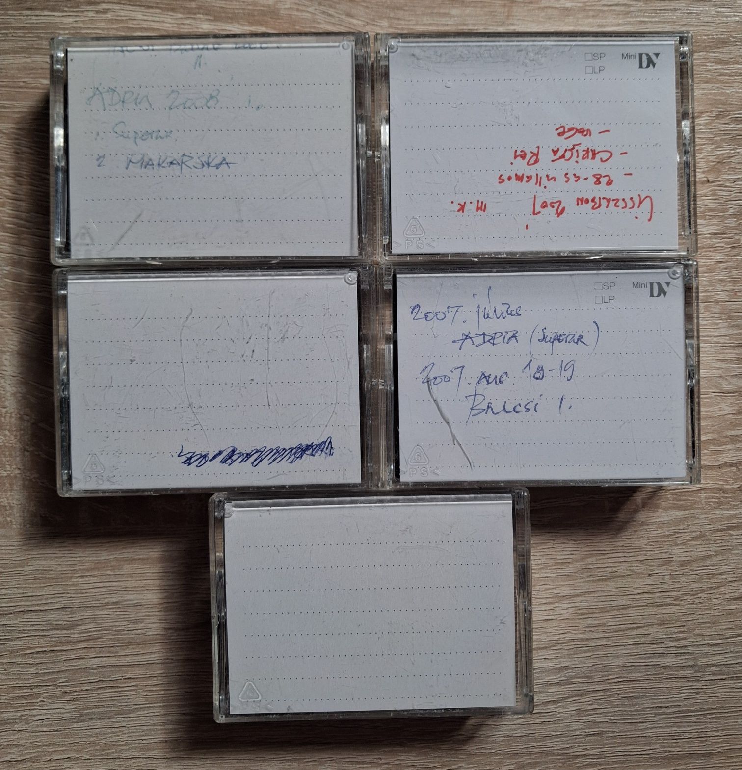 5x Taśma Kaseta MINI DV 60/90 Panasonic