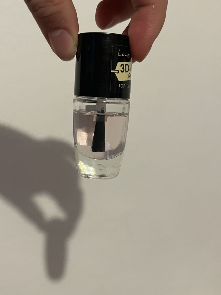 Top coat lakier do paznokci 3D gel shine lovely