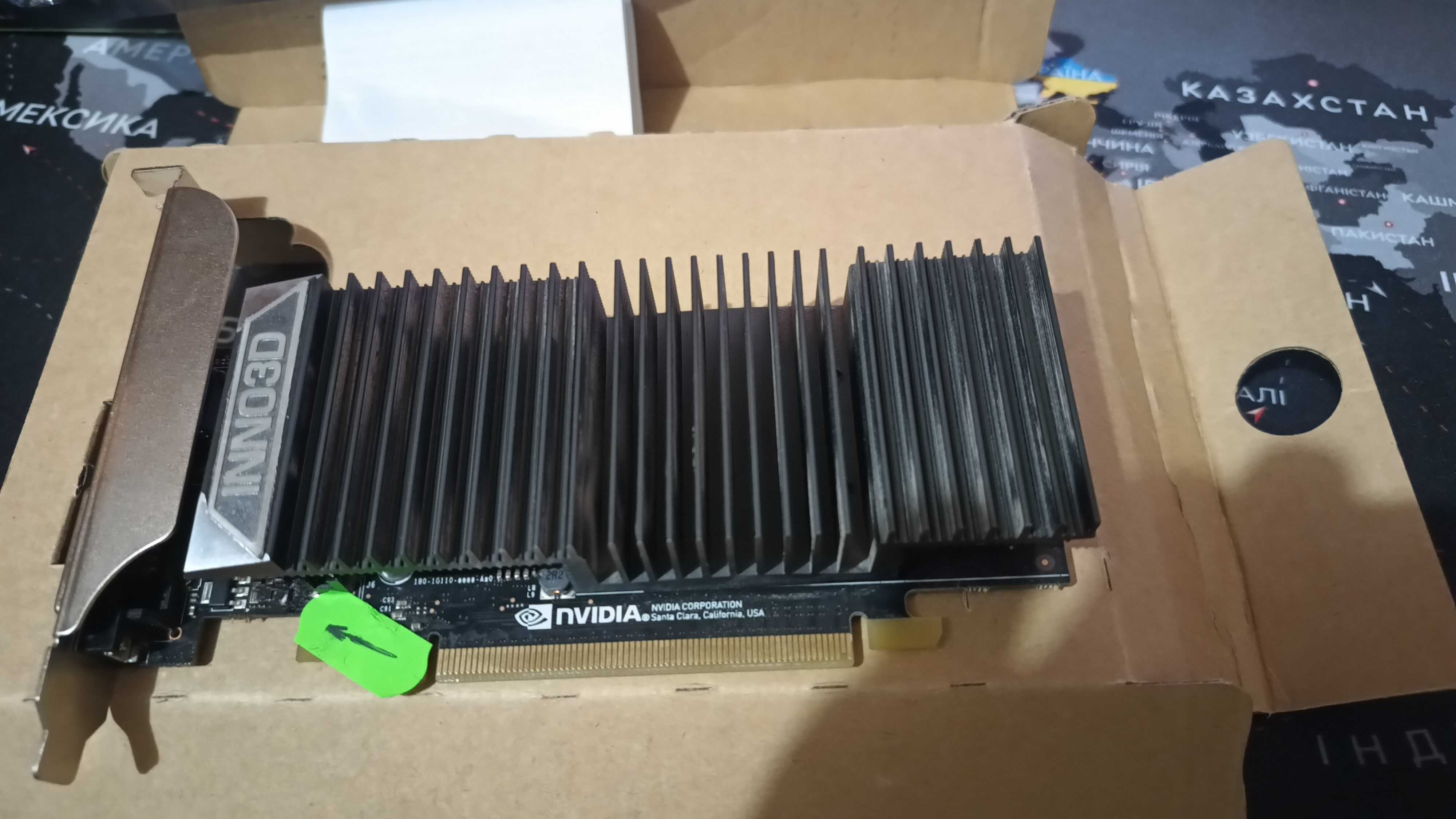 Inno3D GT 1030 GDDR5 на 2 GB. Під відновлення або на запчастини.