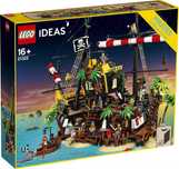 LEGO 21322 IDEAS - Piraci z Zatoki Barakud – NOWY, ZAPLOMBOWANY!