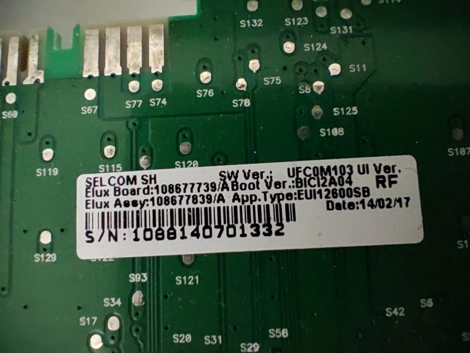 Panel sterowania do pralki Electrolux EWT1367VDW