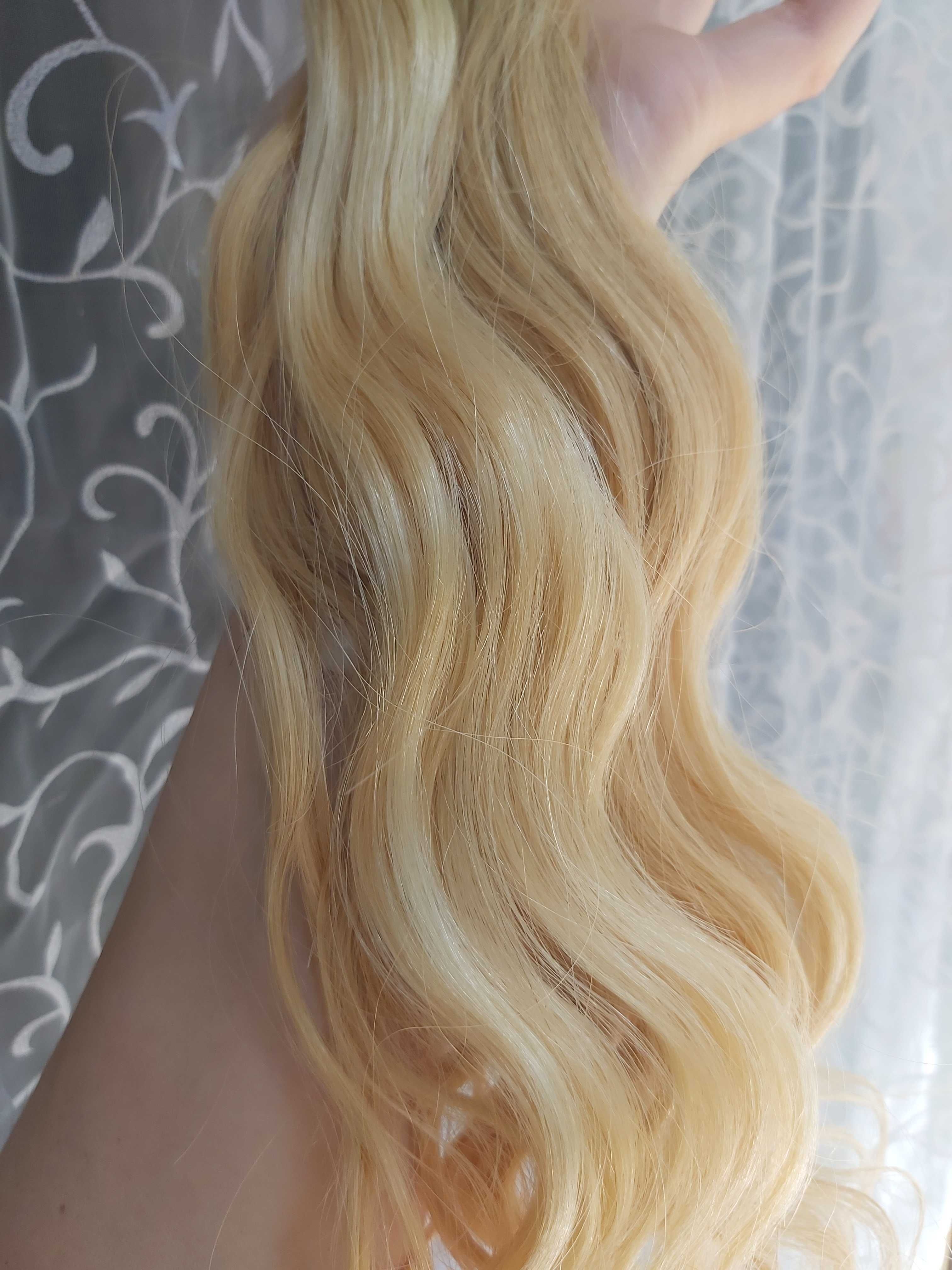 Nowe naturalne włosy blond #22 #613 bardzo jasny blond sloneczny