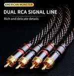 High Quality Dual RCA Signal Line.