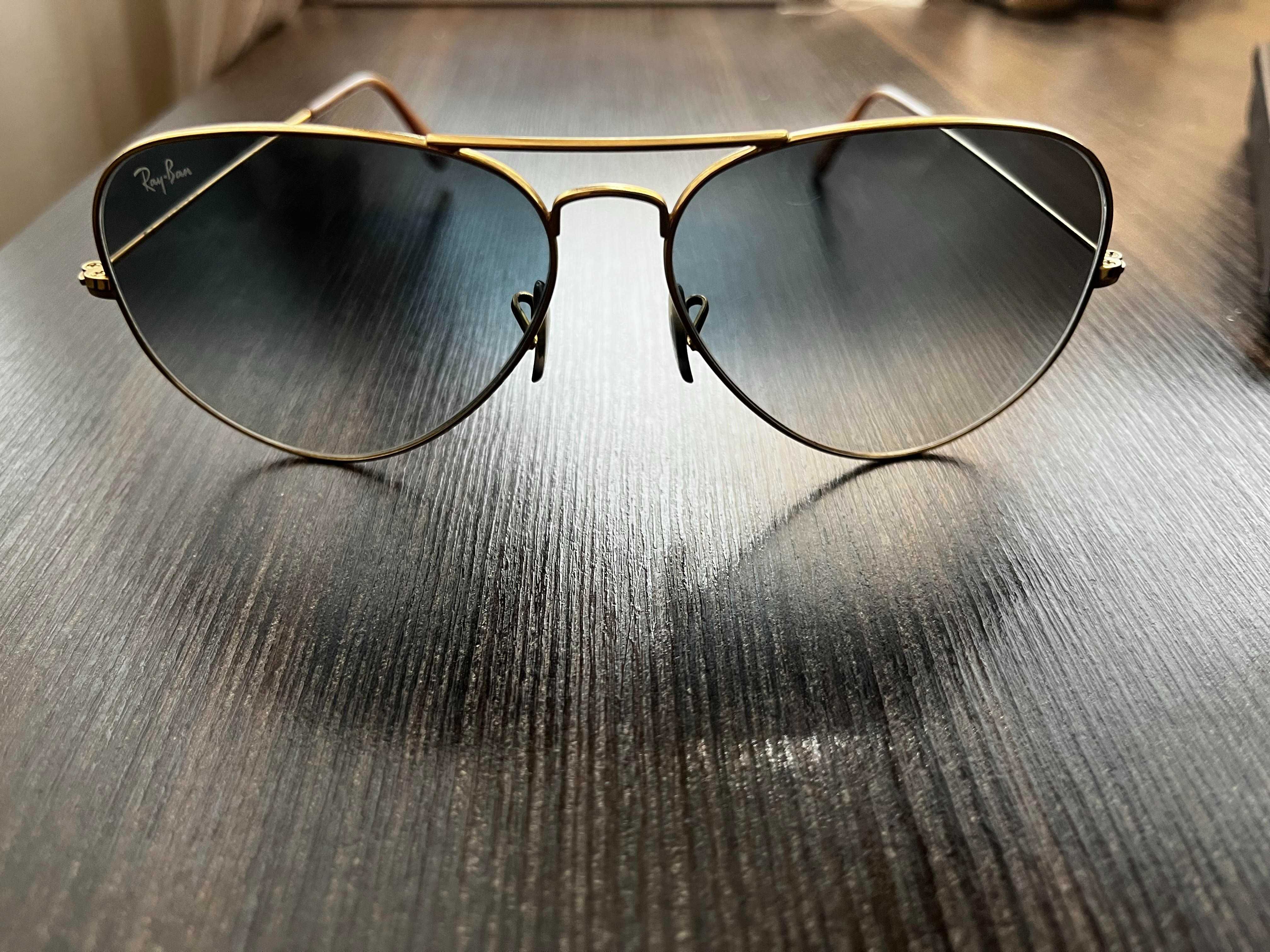 Ray Ban 3025  Градиент (Gold)