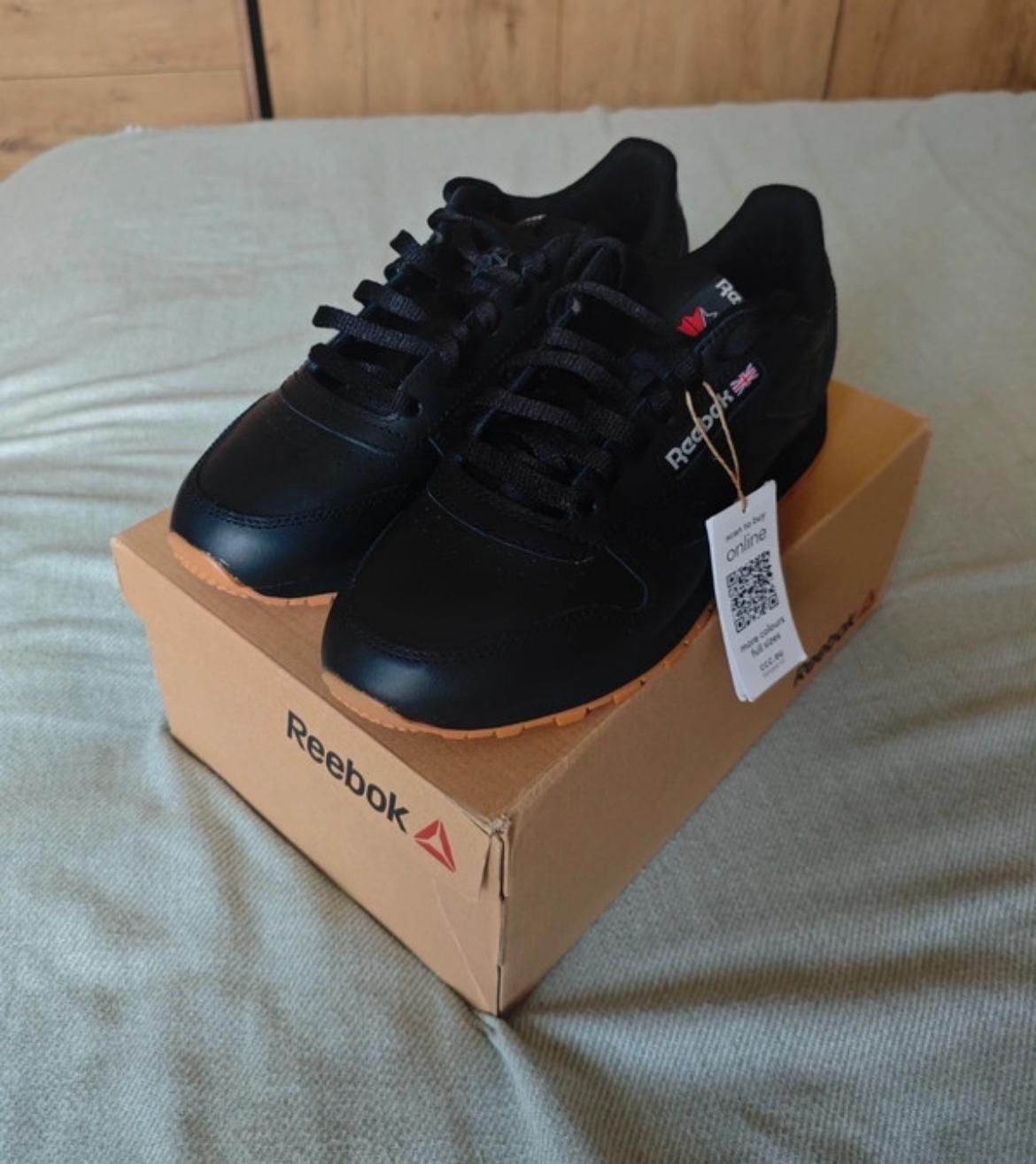 cale czarne buty REEBOK nowe meskie damskie sneakers sportowe reebok