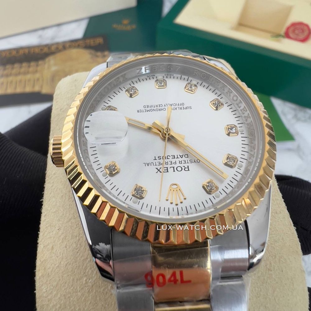 Часы Rolex DateJust Diamond 36 Ролекс Женские Мужские