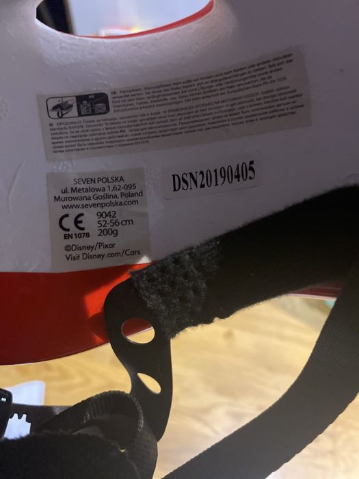 Kask rowerowy Zygzak McQueen rozmiar M