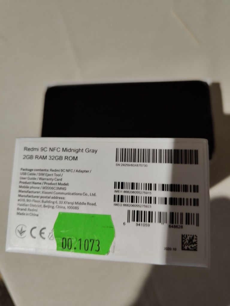Smartfon Xiaomi redmi 9C NFC