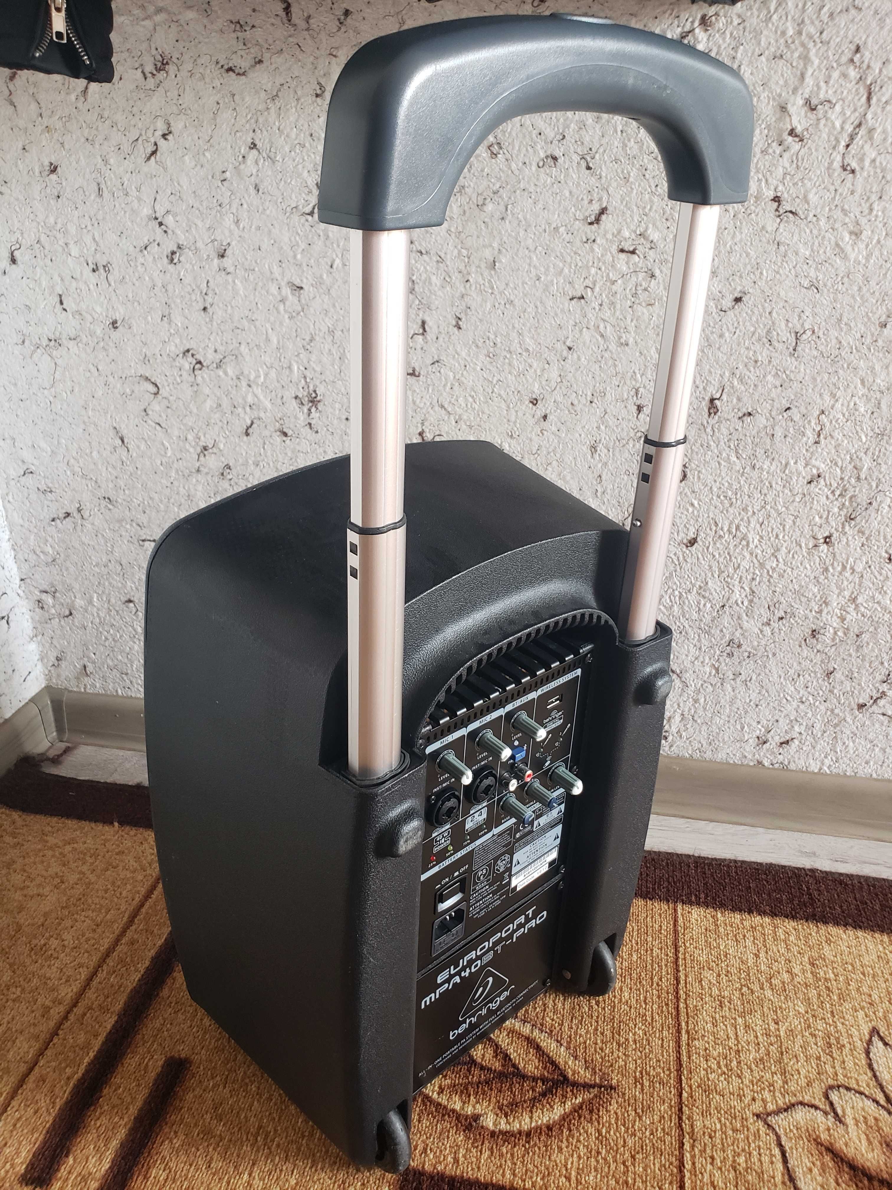 Колонка: Behringer Europort MPA40BT-Pro (Bluetooth + Акумулятор)