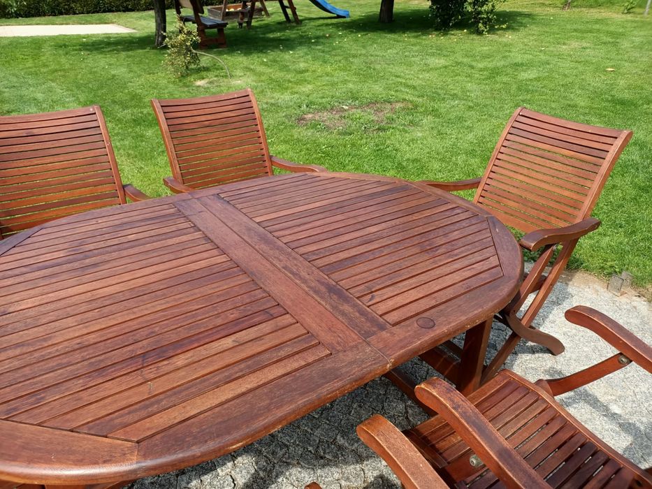 Meble drewniane ogrodowe