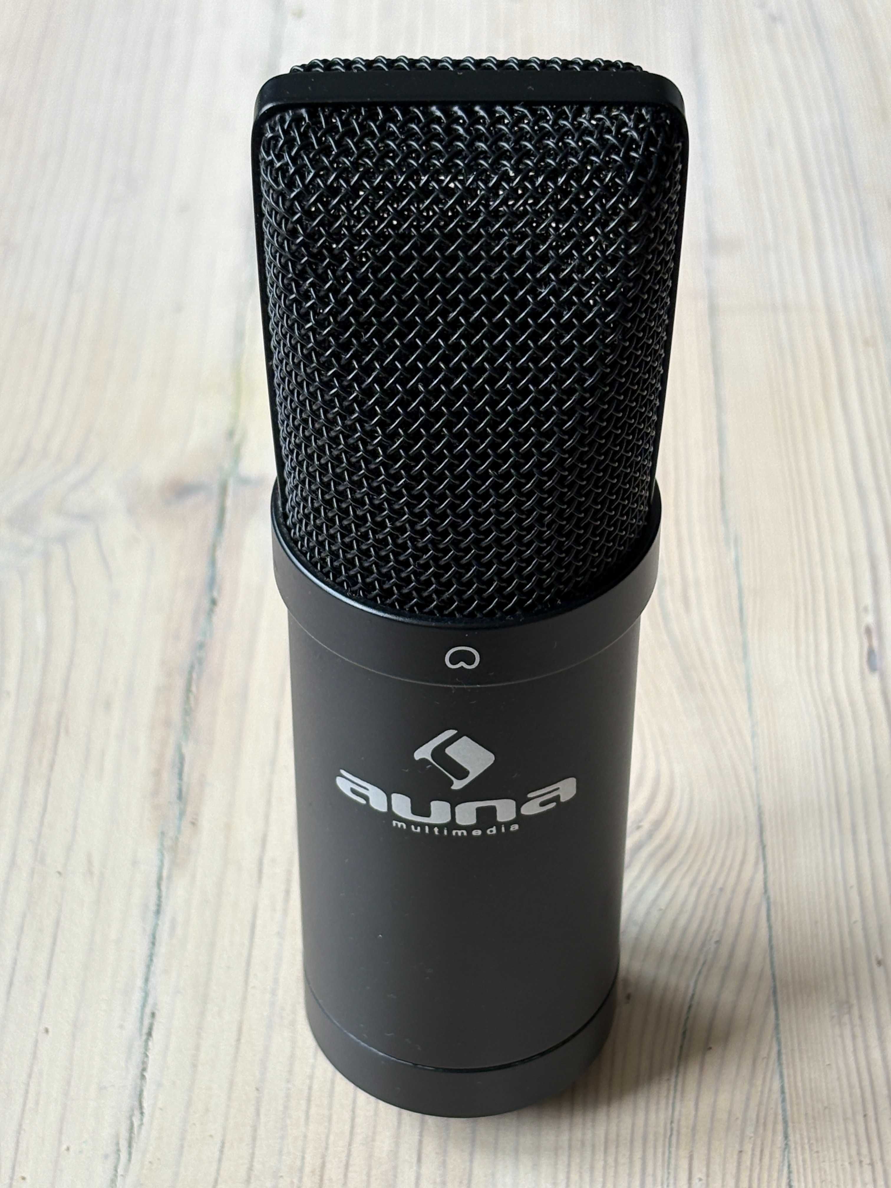 Mikrofon Auna Multimedia USB- do domowego studia - cały zestaw