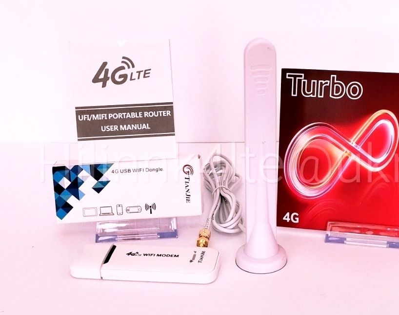 Антенна LTE 4G + Модем  Wi-Fi USB  6dBi Комплект усиление