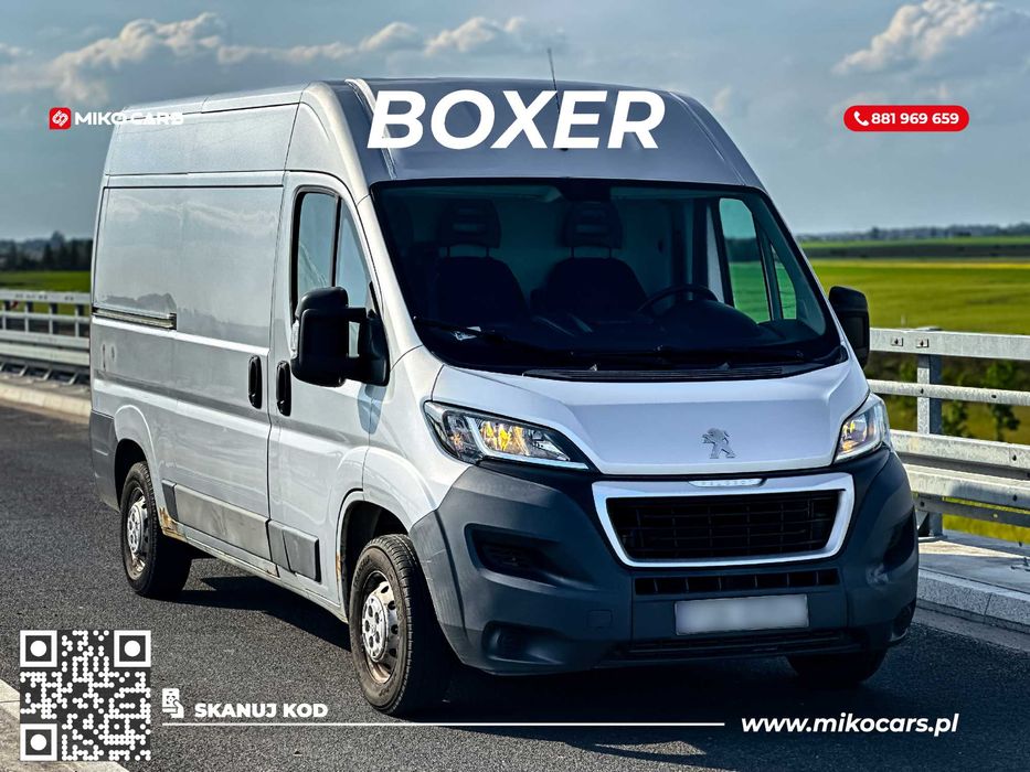 Peugeot Boxer krótki WYPOŻYCZALNIA / Wynajem busów dostawczych TANIO