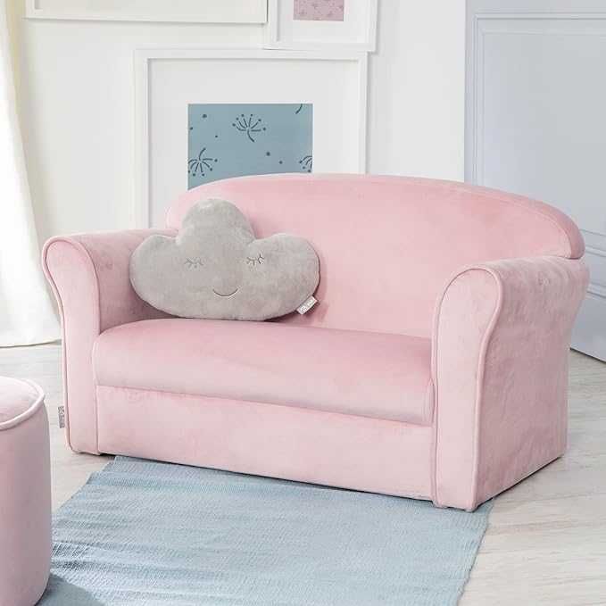 roba Dziecięca mała sofa Lil Sofa z podłokietnikami 43 x 78 x 38 cm