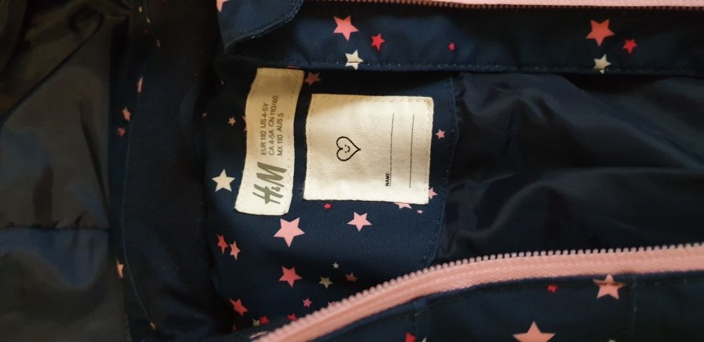 Kombinezon zimowy h&m dziewczęcy 110