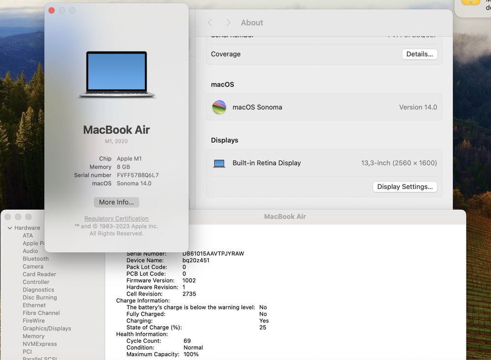 Ідеальний Apple Macbook Air 13 2020 M1 8GB RAM 256GB SSD IL4668