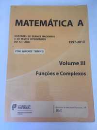 Livro para Estudo Exame Nacional (Matemática A) - 12º Ano (Vol. 3)