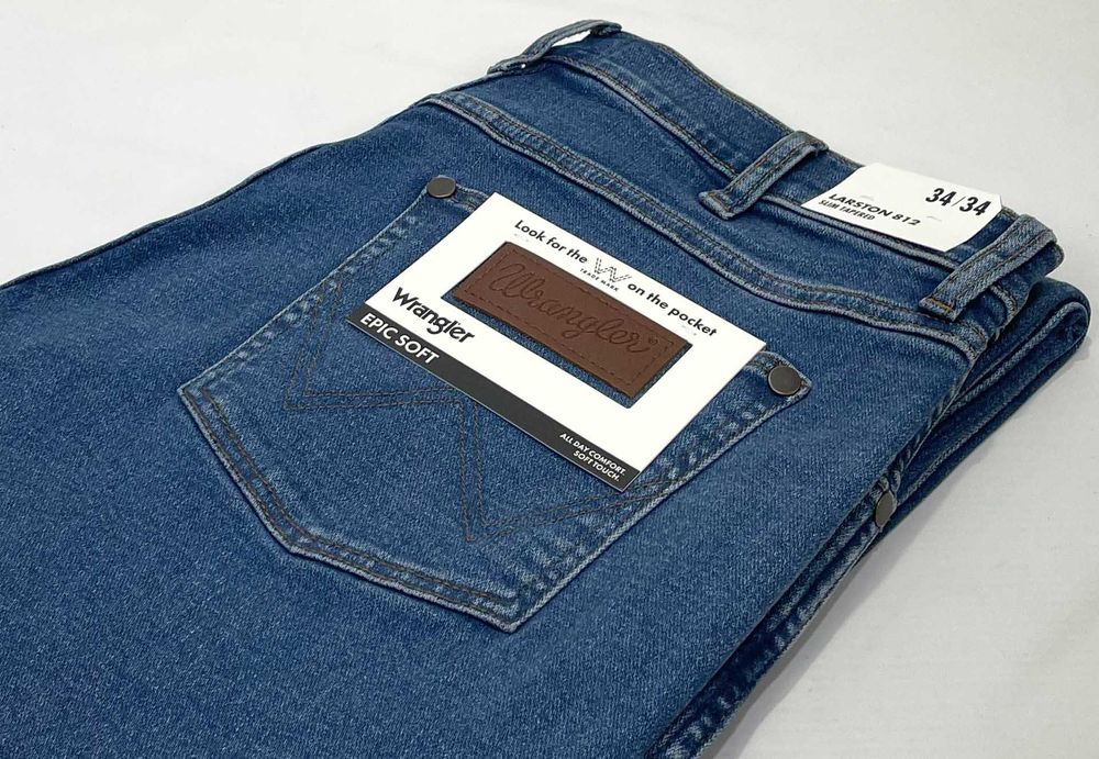 Spodnie męskie jeansy Wrangler Larston 812 Ridge Wash W36 L32