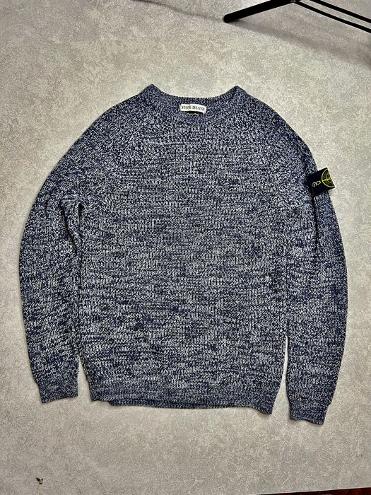 Свитер вязаный кофта Stone Island Винтаж оригинал размер M