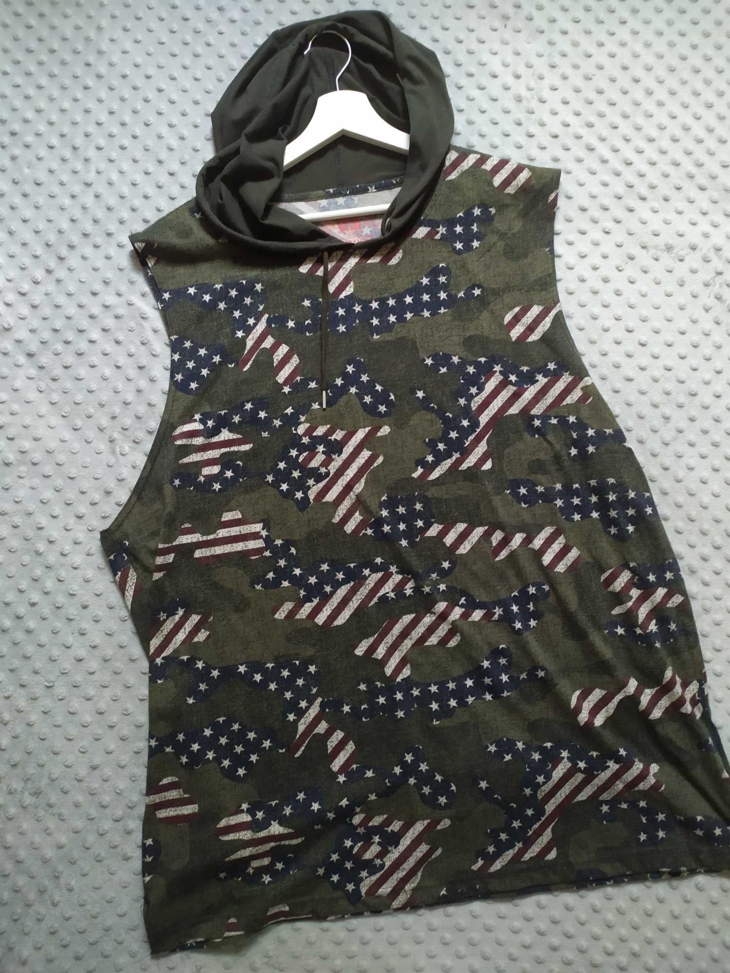 Bluzka damska bez rękawów Americano RAg XXL kamizelka