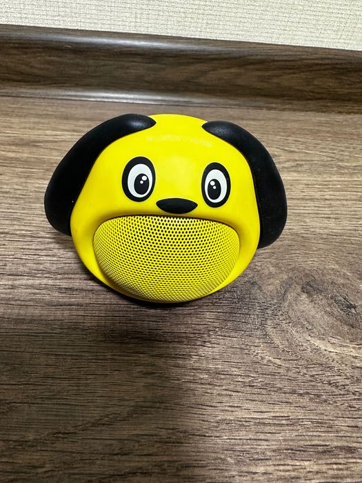Дитяча портативна Колонка Bluetooth Собачка, жовта DW818