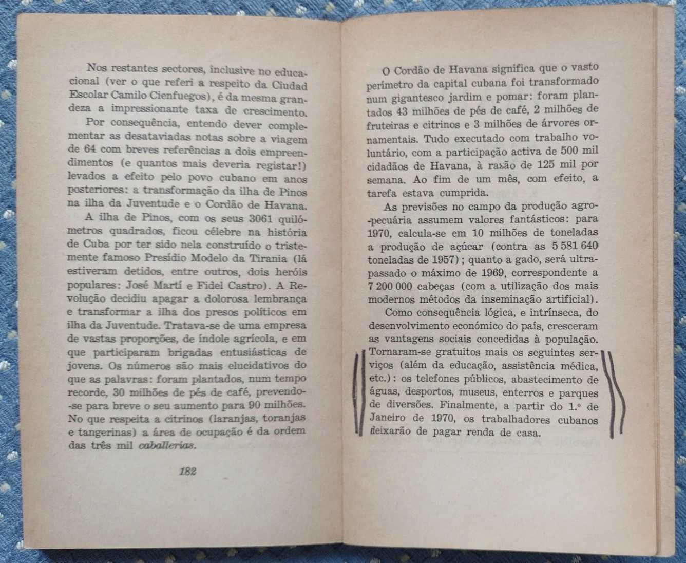 "Um Português em Cuba" Alexandre Cabral Coleção DIÁLOGO Nº6 1969