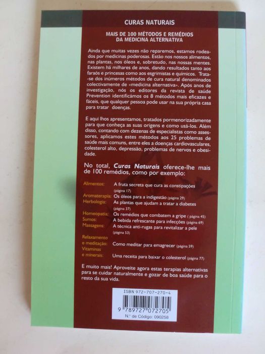 Curas Naturais -  Medicinas Alternativas