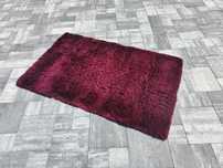 Dywan Shaggy 150 x 90 cm fiolet burgundowy z komfort