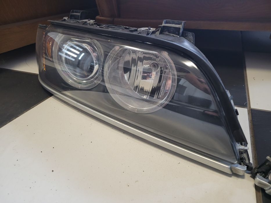 Reflektory ksenonowe BMW E39 lift kompletne świecące Europa
