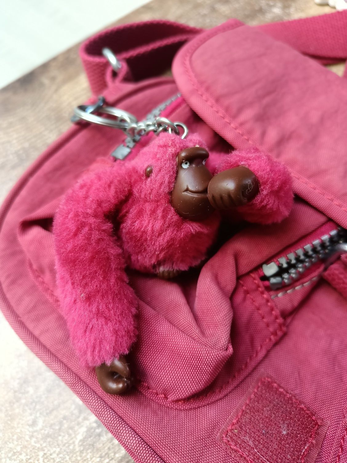 KIPLING torebka z małpką casual sportowa codzienna Boho Hippie okazja