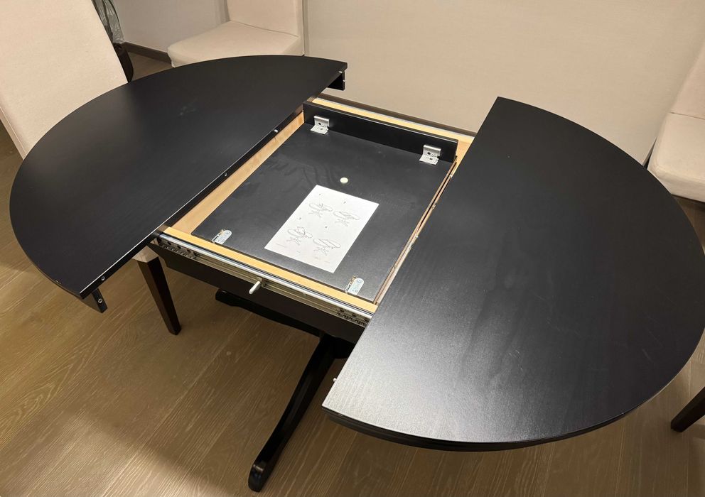 Conjunto de sala de jantar e estar