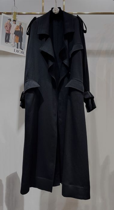 Wełniany Trench - Dior