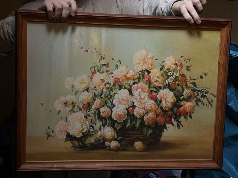 Obraz motyw kwiatowy sredni