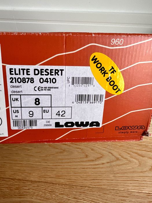 Buty Lowa Elite Desert, 42