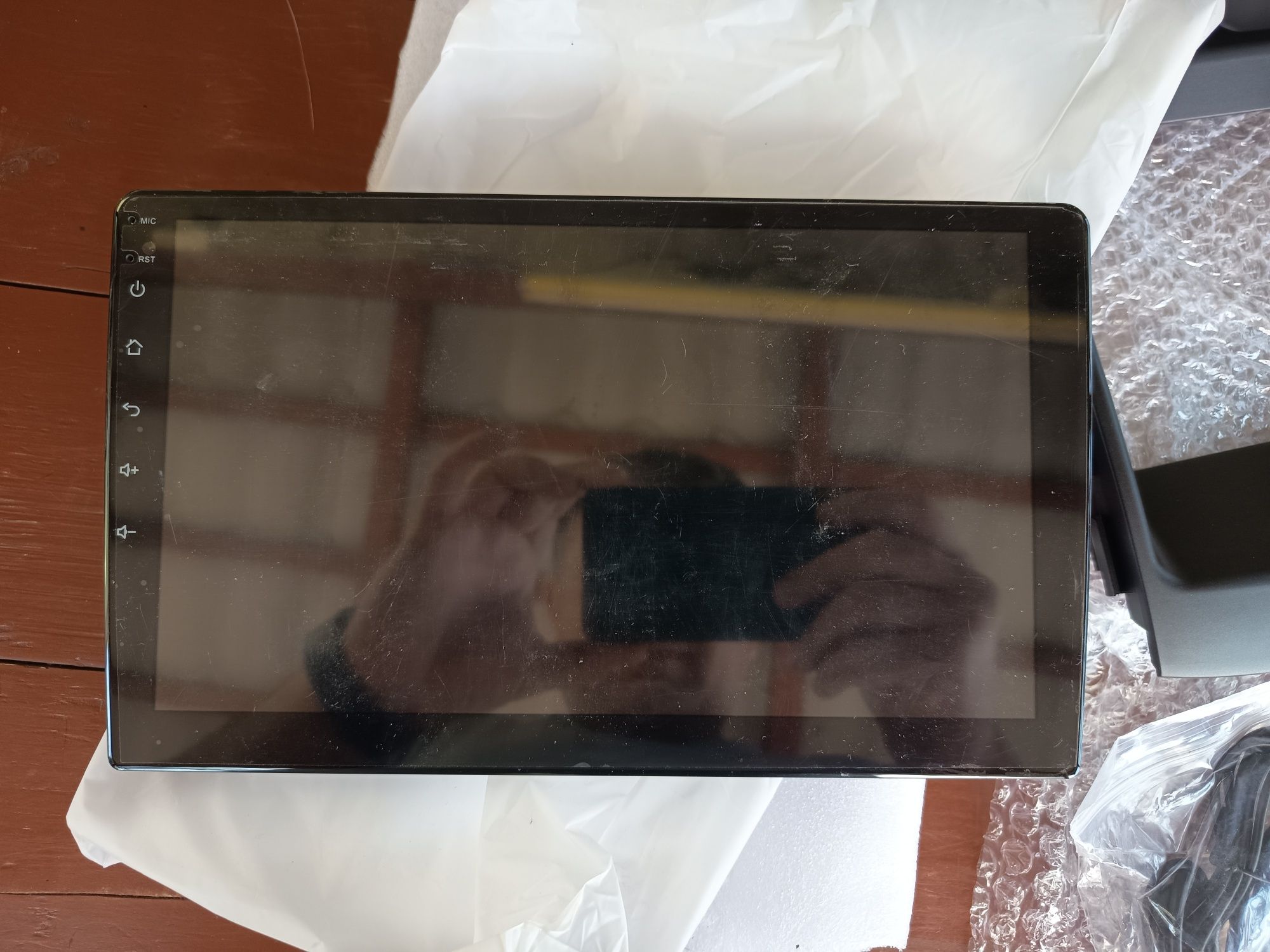 Radio 2DIN Android 10" + ramka, wiązka i panele – nowe