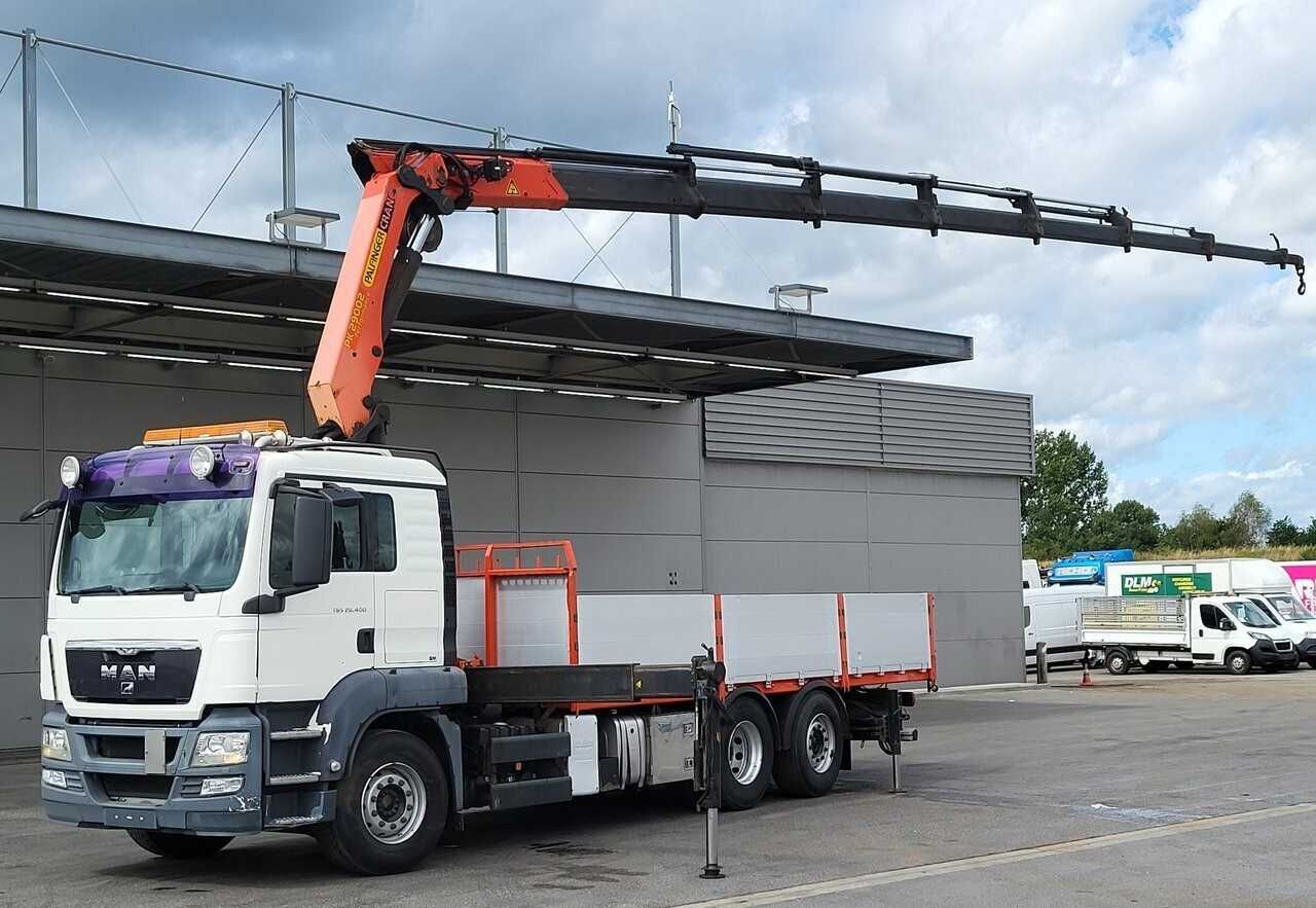 Бортовий MAN TGS 26.400 TGS 6X2 Palfinger PK29002 виліт стріли 18,9м
