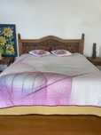 Cama Casal em madeira rústico